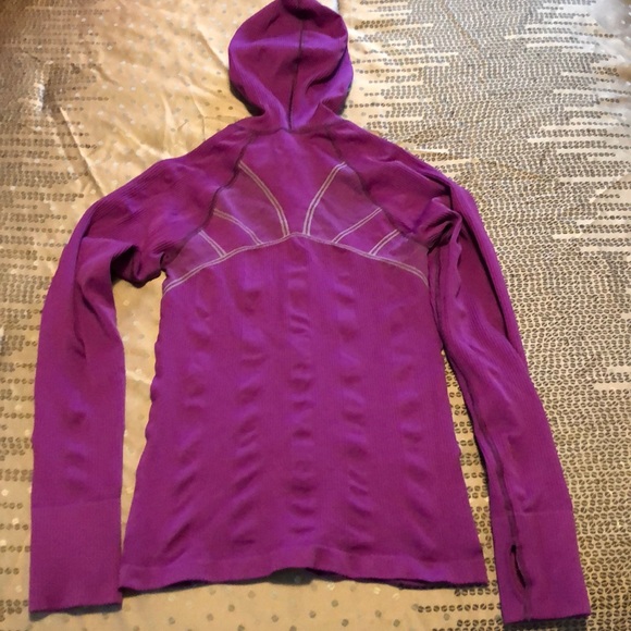 Athleta Twist Seamless Full Zip Jacket-Razzleberry - Picture 6 of 7